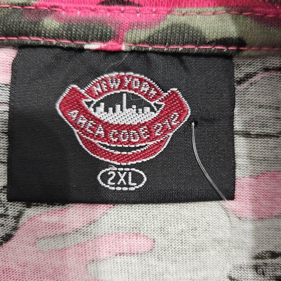 New Sturgis 75th Anniversary Pink Camo Skull Graphic Plus Size T-Shirt 2XL Tee - Picture 9 of 14